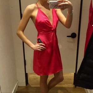 Pink fuchsia express dress